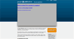 Desktop Screenshot of grupoaddvalora.com